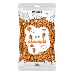 Oh Mega Nuts - Almonds Raw